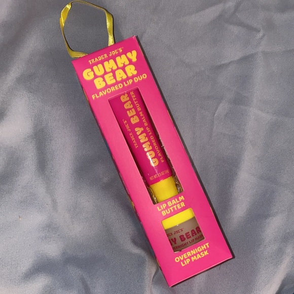 Trader Joe’s Limited Edition Gummy Bear Flavored Lip Duo Lip Balm Butter & Mask - Picture 3 of 3